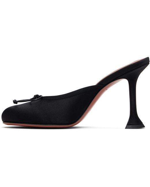AMINA MUADDI Black Lila Slipper 95 Heels