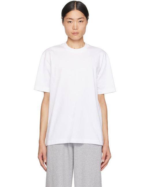 Reigning Champ White Midweight T-shirt for men