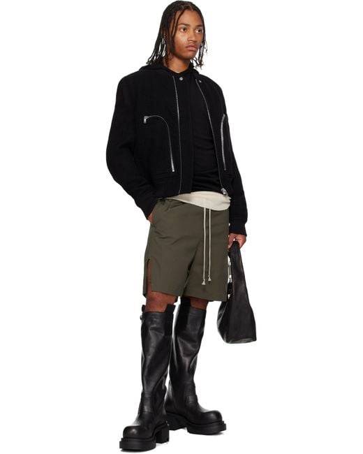 Rick Owens Black Concordians Small Gemini Bag for men