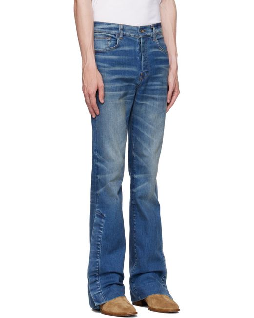 Amiri Blue Indigo Stacked Jeans for men