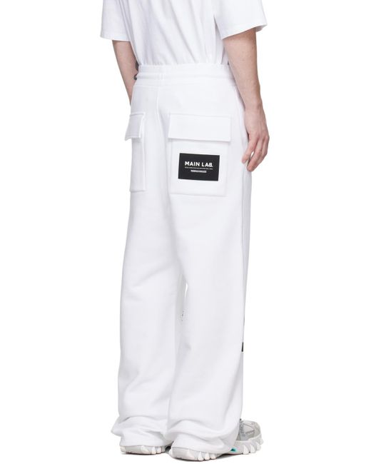 Pantalon de survêtement blanc - main lab Balmain pour homme en coloris White