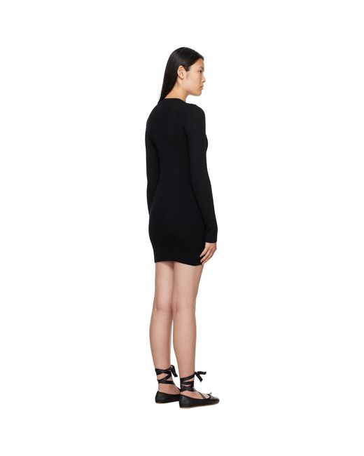 Feng Chen Wang Black Layered Minidress