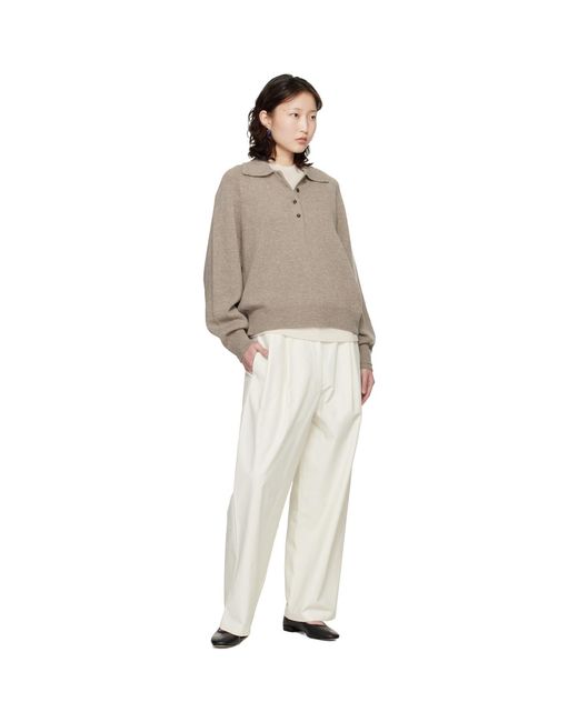Cordera White Technical Tailored Trousers