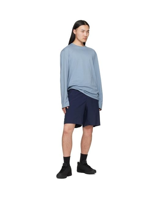 Veilance Blue Spere Sl Shorts for men