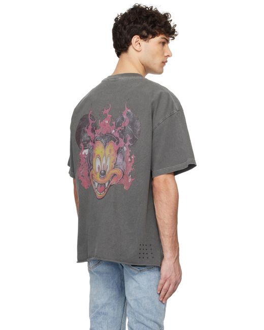 【関税込み】Ksubi グレー Fuego Ekcess Tシャツ Ksubi Gray Fuego Ekcess T-shirt Ksubi