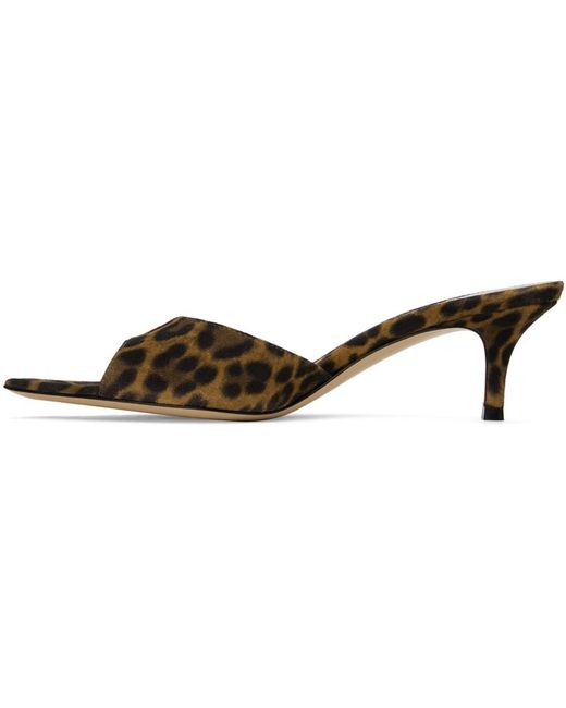 Gianvito rossi sale leopard mules