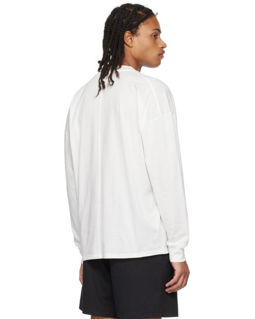 The Row White Drago Long Sleeve T-shirt for men