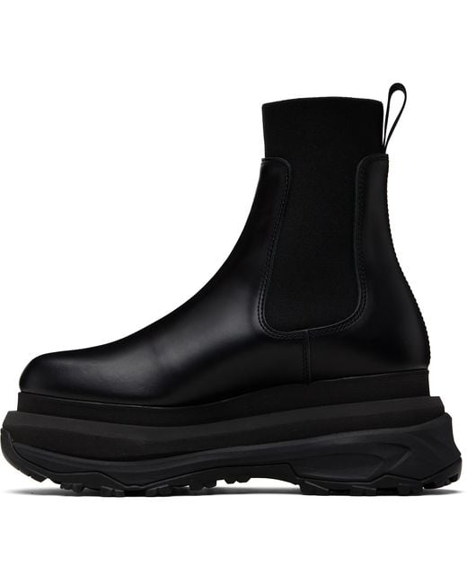 Sacai Black Chelsea Boots for men