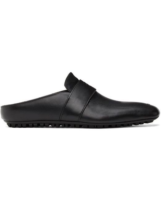 Balenciaga City Sabot Loafers in Black | Lyst Canada