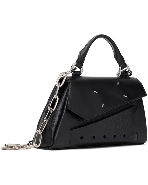 Maison Margiela Black Snatched Asymmetric Micro Bag for men