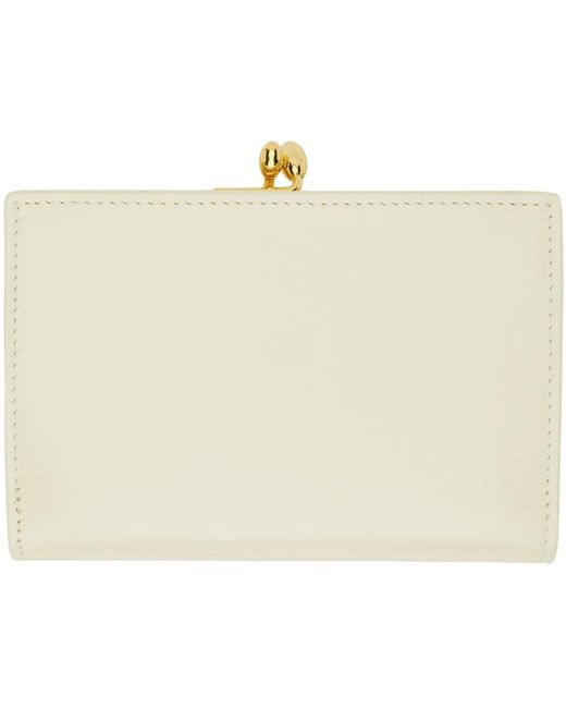 Jil Sander Black Off-white Goji Small Wallet