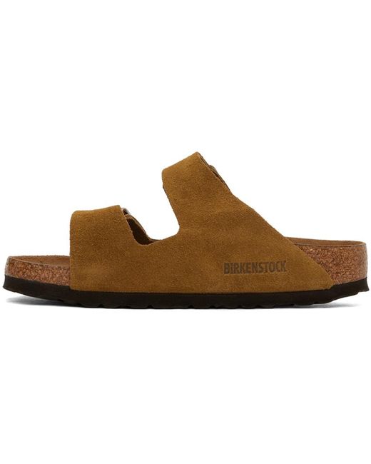 Birkenstock Black Tan Narrow Arizona Soft Footbed Sandals