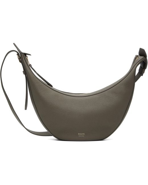 Khaite Black Taupe Small Augustina Crossbody Bag