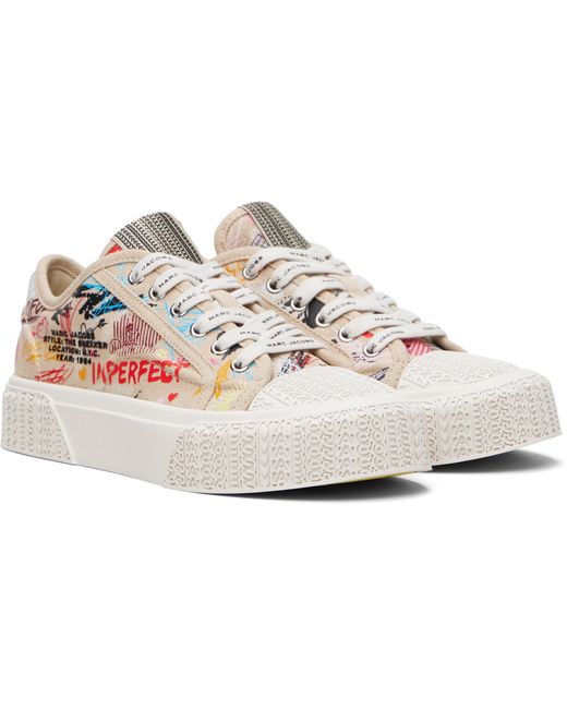 Marc Jacobs Black 'The Punk Scribble' Sneakers