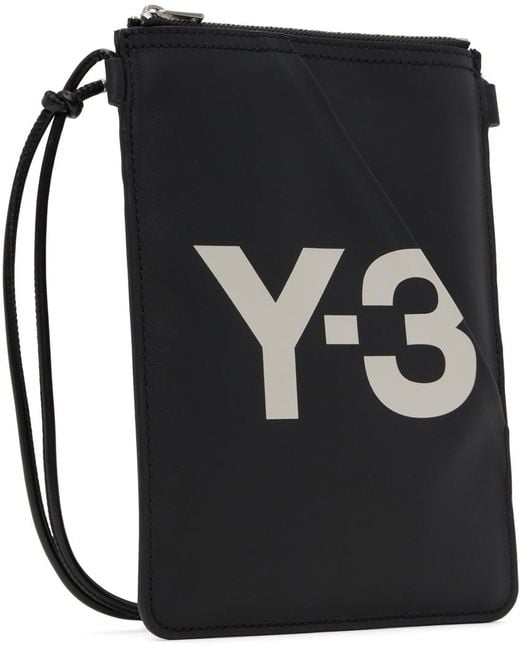 Y-3 Black Cross Body Pouch for men