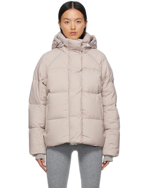 Canada Goose Synthetic Pink 'white Label' Down Junction Parka | Lyst