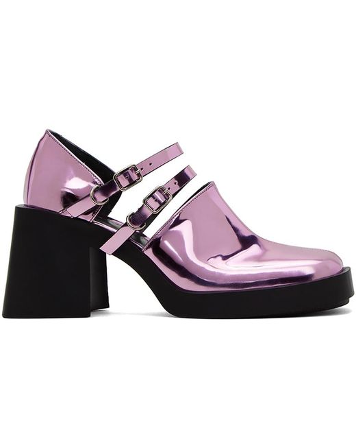 Chaussures charles ix à talon bottier jennie roses Justine Clenquet en coloris Black