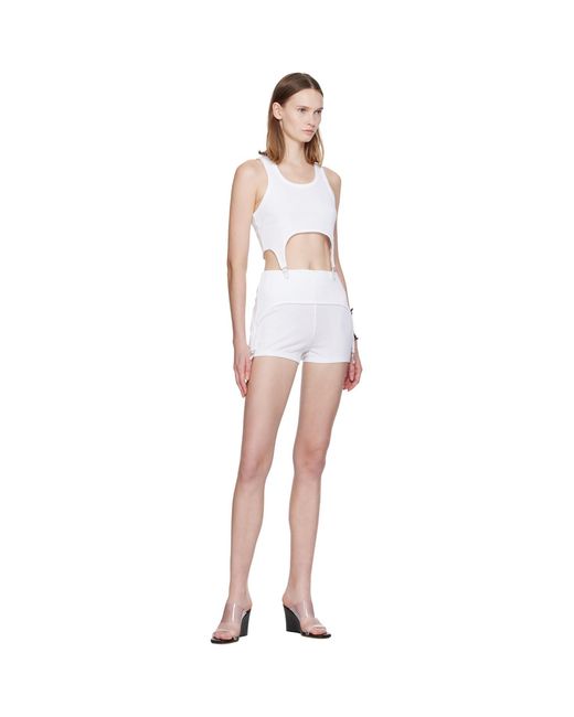 Jean Paul Gaultier Multicolor 'The Garter' Mini Shorts