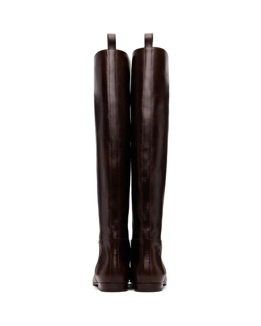 Khaite Black Colt Knee-High Boots