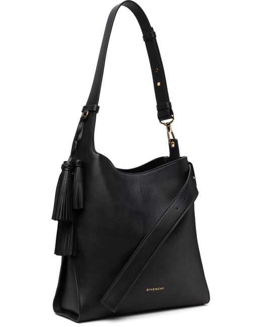 Givenchy ブラック ミディアム Belted レザー トートバッグ Black