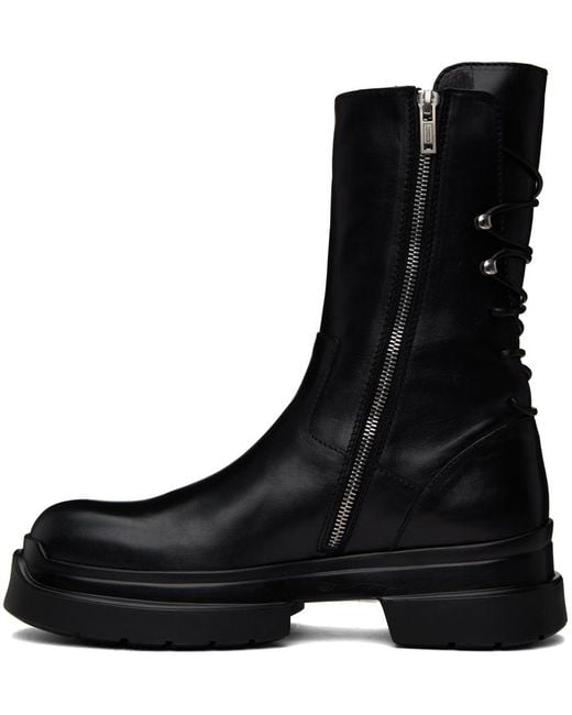 Ann Demeulemeester Black Kole Boots for men