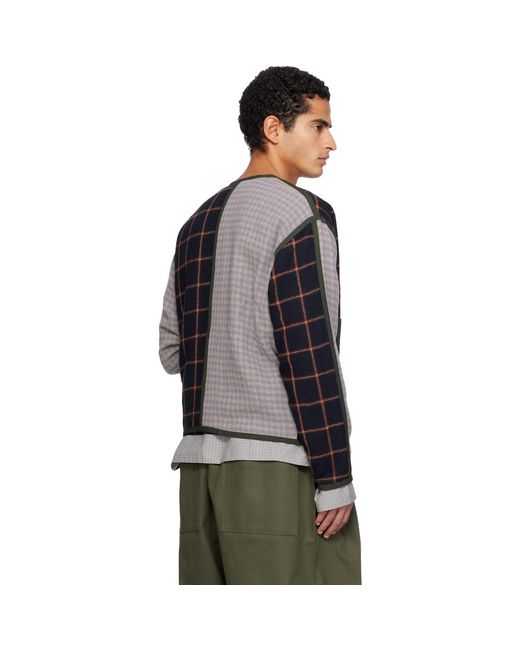 SC103 Black Ridge Cardigan for men