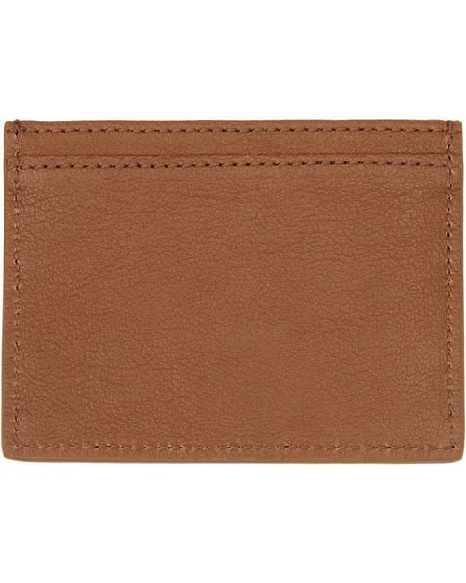 Vivienne Westwood Black Flat Card Holder for men
