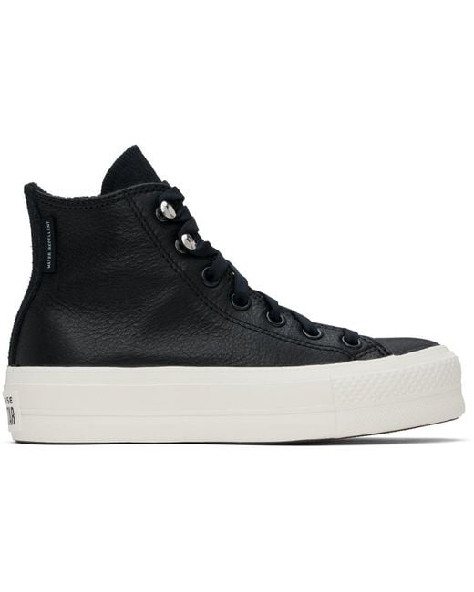 Baskets Chuck Taylor All Star Noires À Plateforme Converse en coloris Black