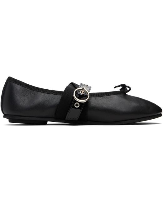 Repetto Black Twist Mary Jane Ballerina Flats