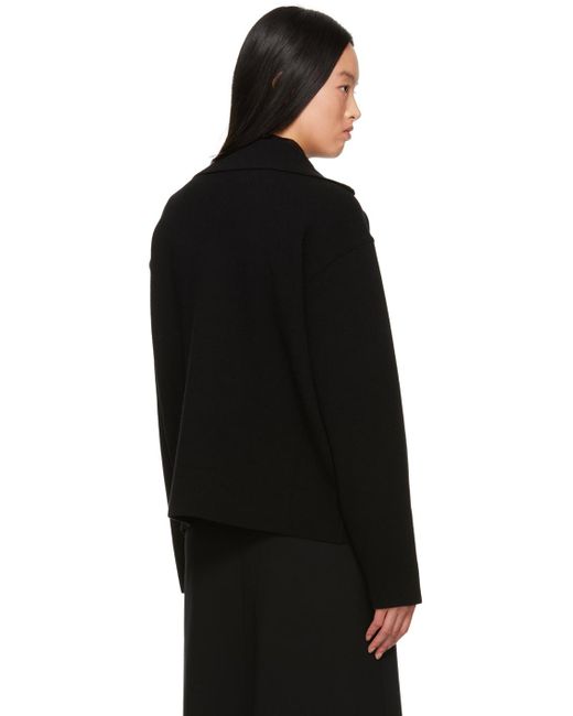 Pull noir en point de milan Auralee en coloris Black