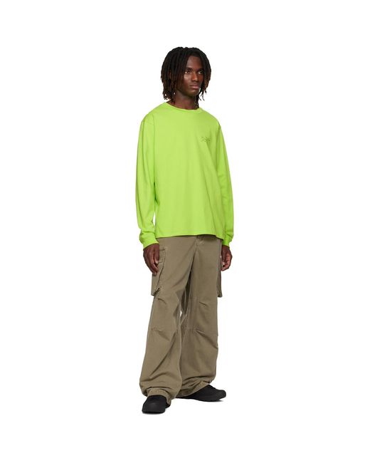Arc'teryx Green Kragg Cotton Ls T-Shirt for men