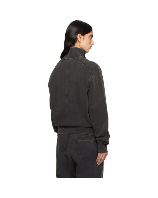 Entire studios Black Port Pullover Sweatshirt