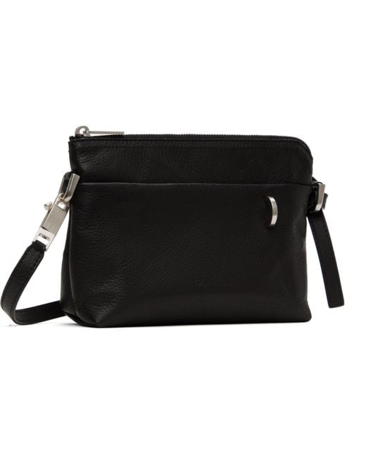 メンズ Rick Owens ブラック スモール Hollywood Adri バッグ