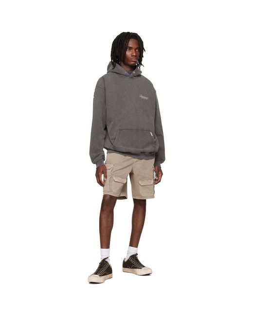 Represent Gray Owners Club' Script Hoodie for men