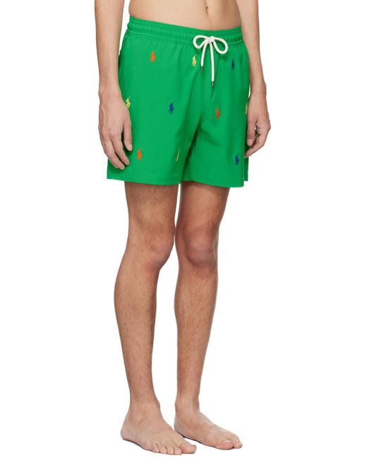 Maillot de bain traveler vert Polo Ralph Lauren pour homme en coloris Green