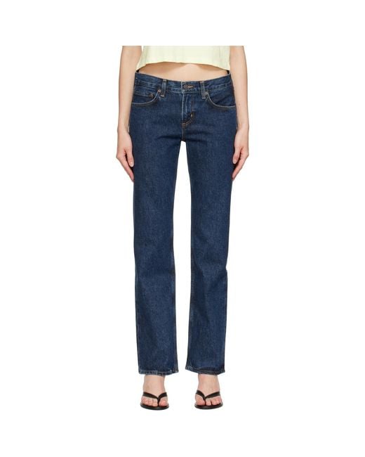 Agolde Blue Low Curve Jeans