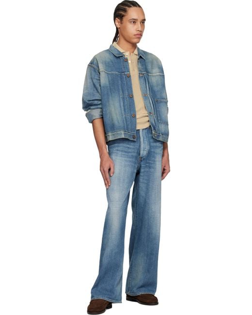 TAIGA TAKAHASHI Blue Lot. 704 C.1920's Jeans for men
