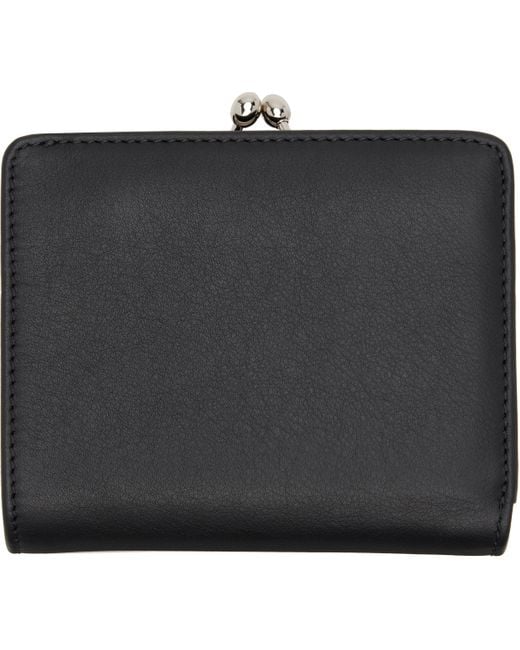 Vivienne Westwood Black Logo Bifold Wallet