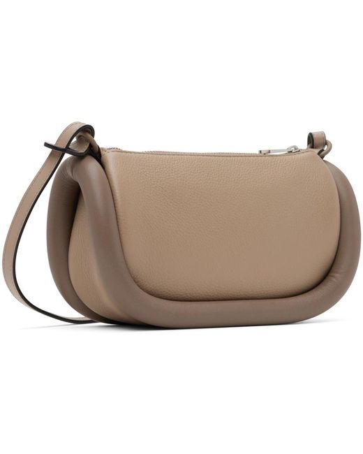 J.W. Anderson Black Taupe Bumper-12 Leather Crossbody Bag