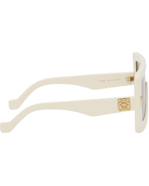 Loewe Black Off-white Anagram Mask Sunglasses