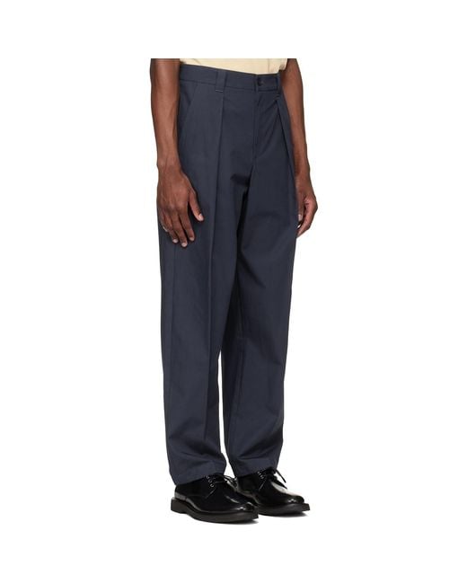 A.P.C. Blue Renato Trousers for men