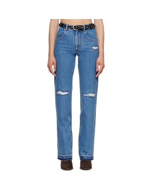 Isabel Marant Blue Zeah Jeans