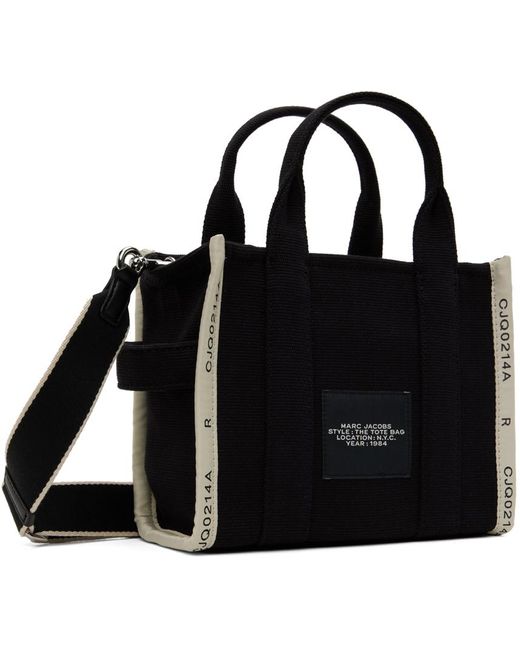 Marc Jacobs Black 'the Jacquard Small' Tote