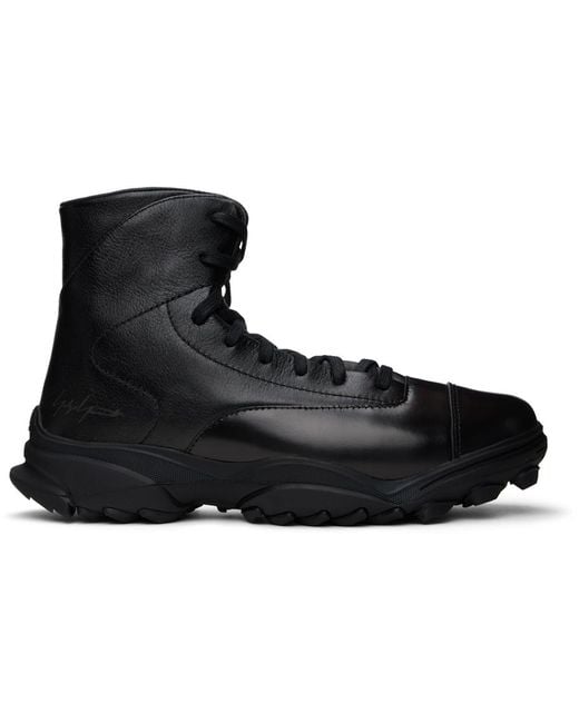 Y-3 Black Gsg9 Boots for men