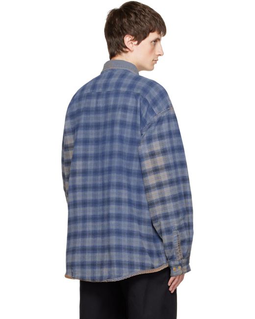 NOTSONORMAL Blue Reversible Jacket for men