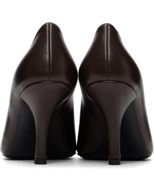 Totême  Black Contour Nappa Heels
