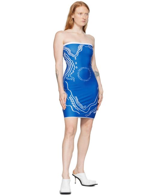 DI PETSA Blue Venus Mini Dress