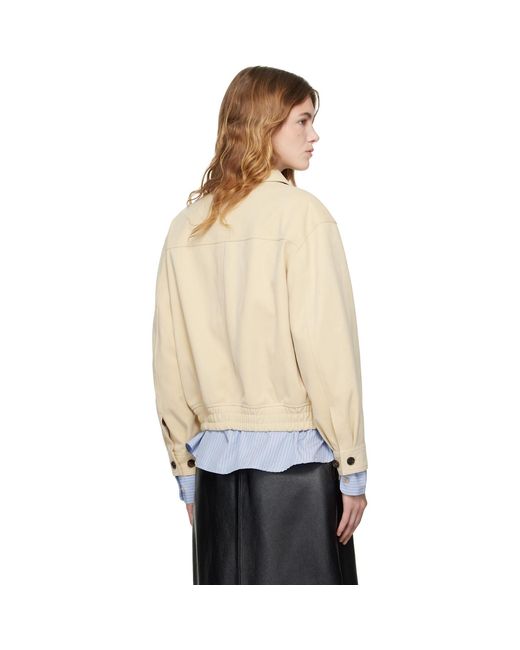 DUNST Black Collared Faux-Suede Jacket