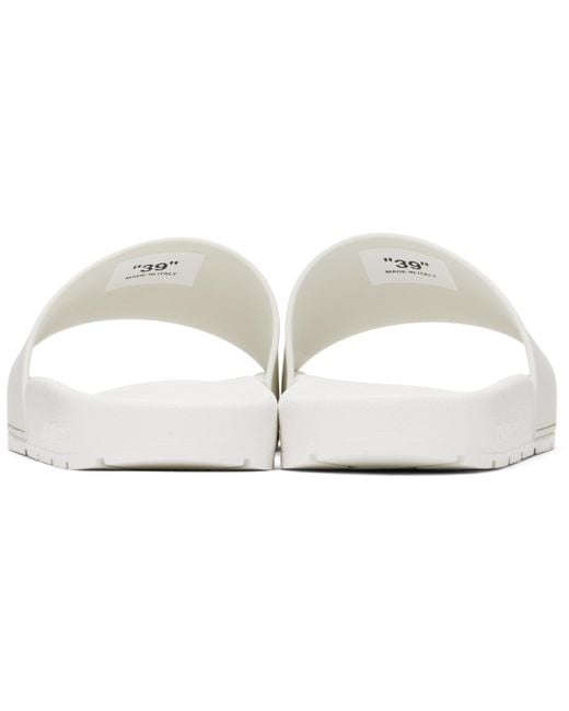 Off-White c/o Virgil Abloh Black 'This That' Pool Slides for men