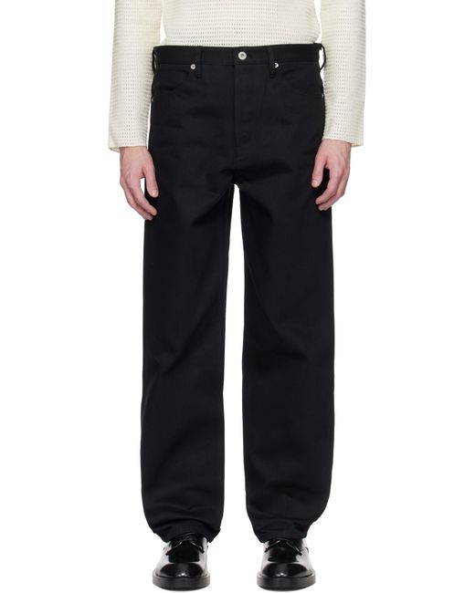 メンズ Jil Sander ブラック レギュラージーンズ Black